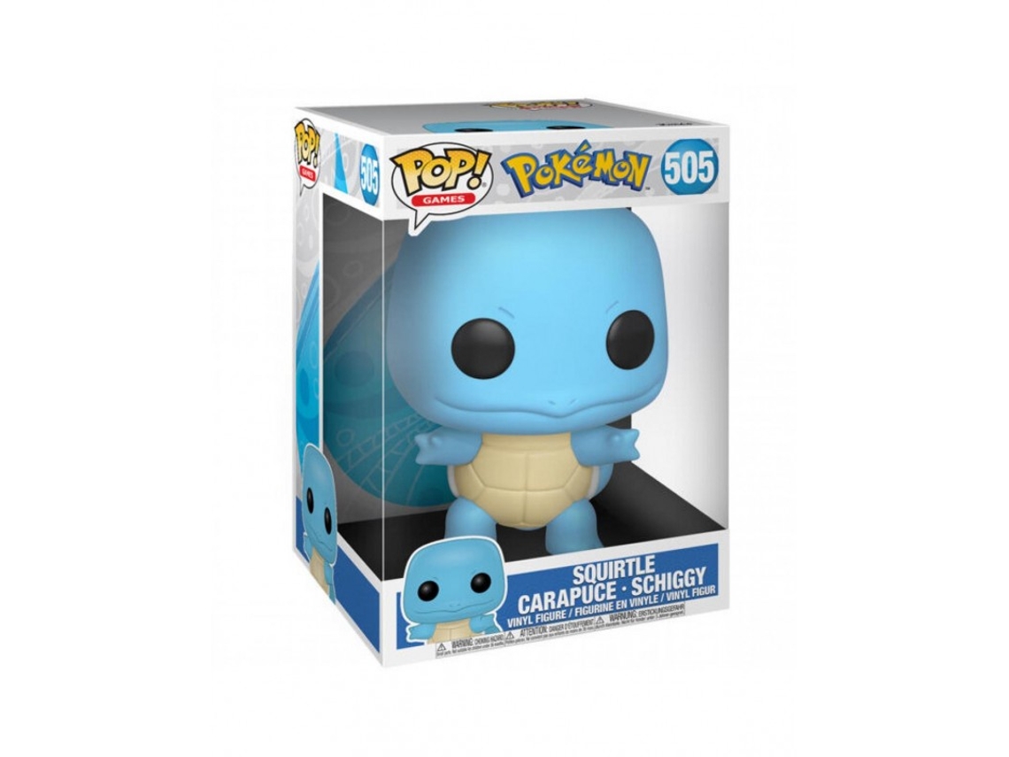 FUNKO POP GAMES 505 SQUIRTLE GIGANTE BIG SIZE POKEMON 25 CM VINYL