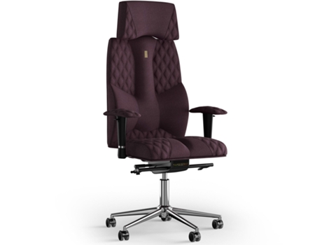 Silla de Oficina KULIK SYSTEM Tejido para Costura de Negócios (Azur - Violeta -130x50x50cm)