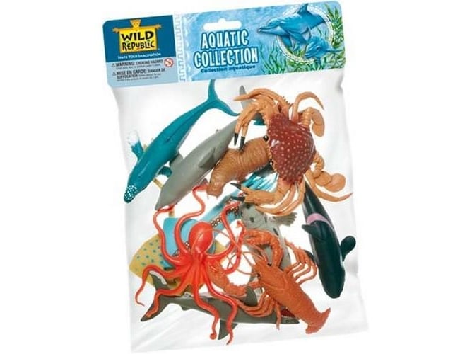 Conjunto de Figuras WILD REPUBLIC Acuático