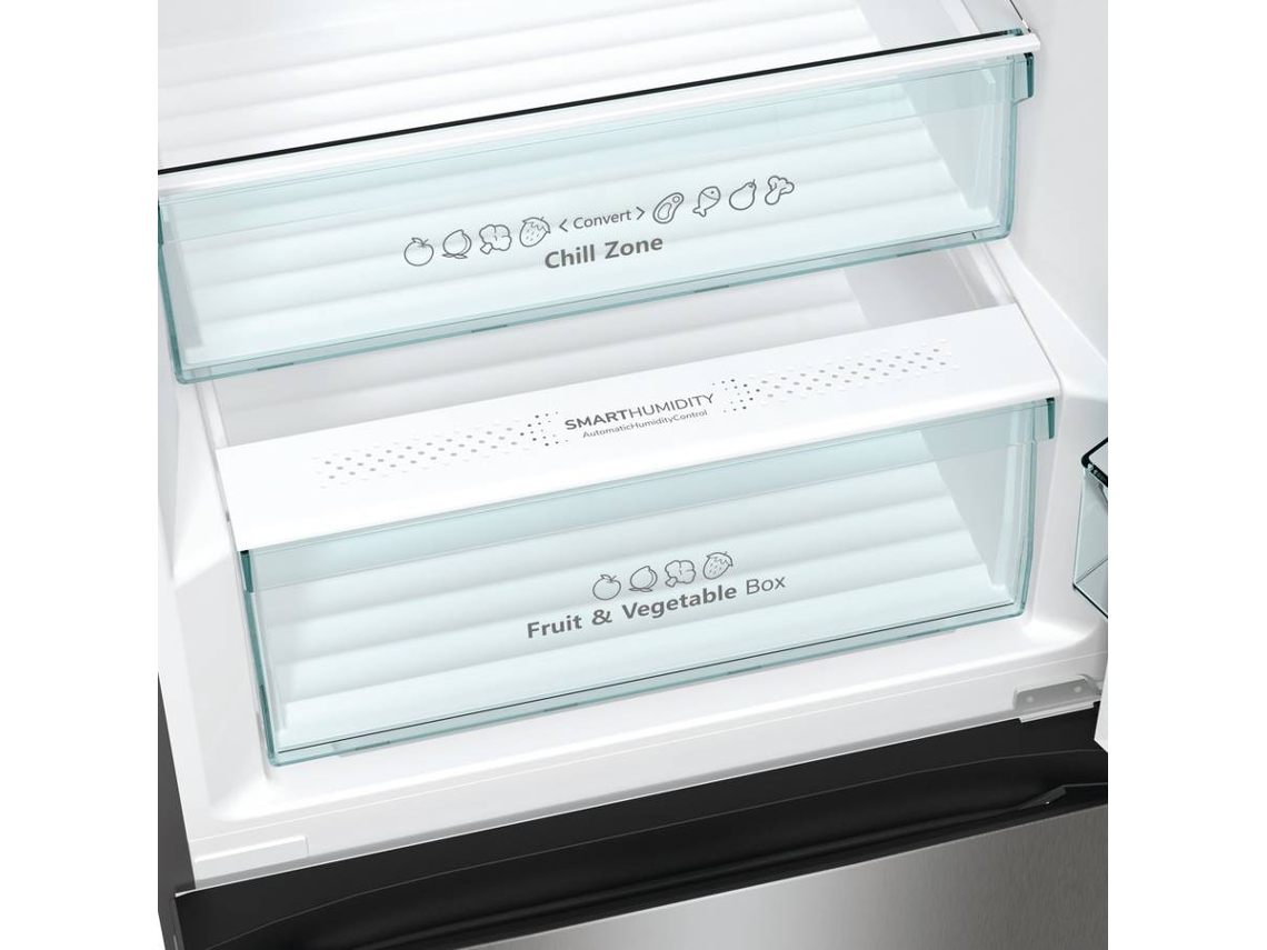 Frigorífico Combi Hisense RM469N4ACD, No Frost, 200 cm, 368 l, 5 Cajones,  Eficiencia D - Gris