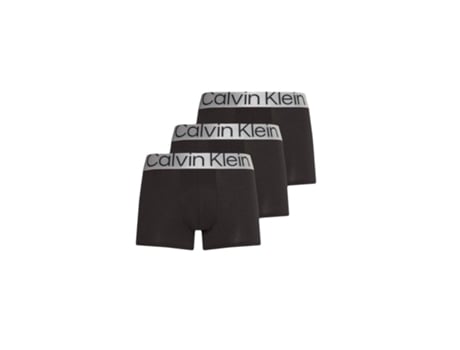 Pack de 3 Boxers CALVIN KLEIN (M - Negro)