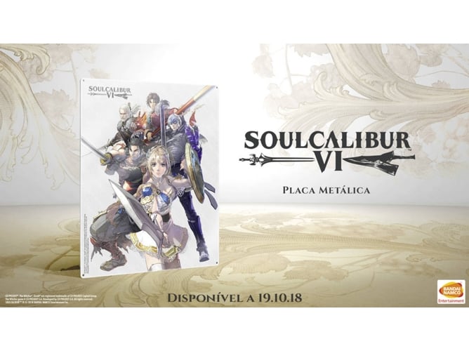 PLACA METÁLICA JG SOULCALIBUR VI-OFERTA