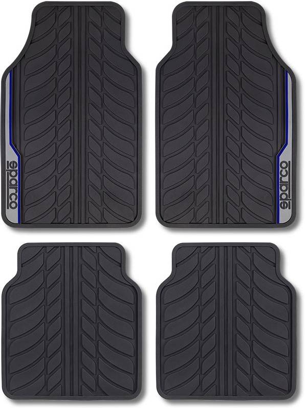 Juego De 4 alfombras sparco corsa f507bl multicolor pvc 64 x 47 1 spcf507bl f507