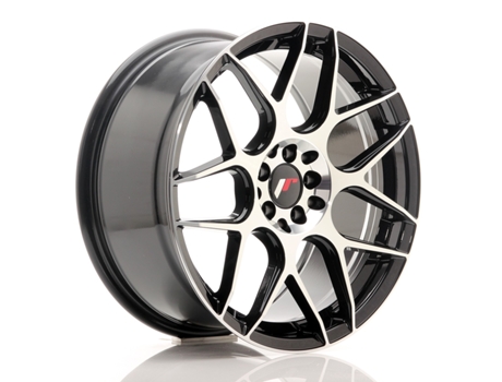 Llanta Japan Racing Jr18 18X8,5 Et 40 5X114,3 5X112 Cb 74,1 Negro