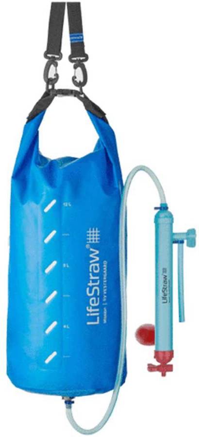 Lifestraw Mission Purificador de agua compacto gran volumen 12 litros limpiador con alto filtro flexible