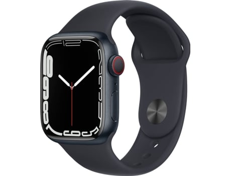 APPLE Watch Series 7 GPS+Cellular 41 mm Medianoche con Correa Deportiva Medianoche