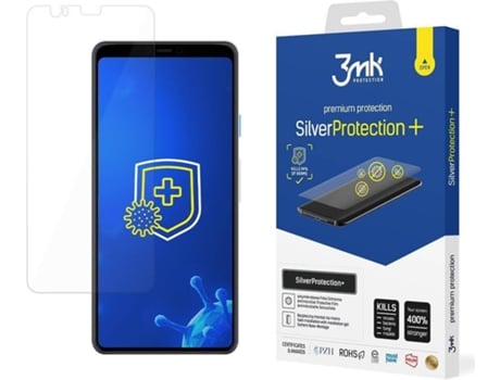 Protector Cristal Templado Google Pixel 4 3MK Antibacteriano