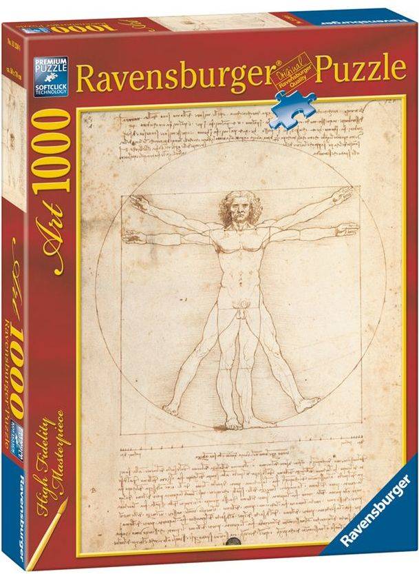 Puzzle RAVENSBURGUER Leonardo: El Hombre De Vitruvio (1500 Piezas)