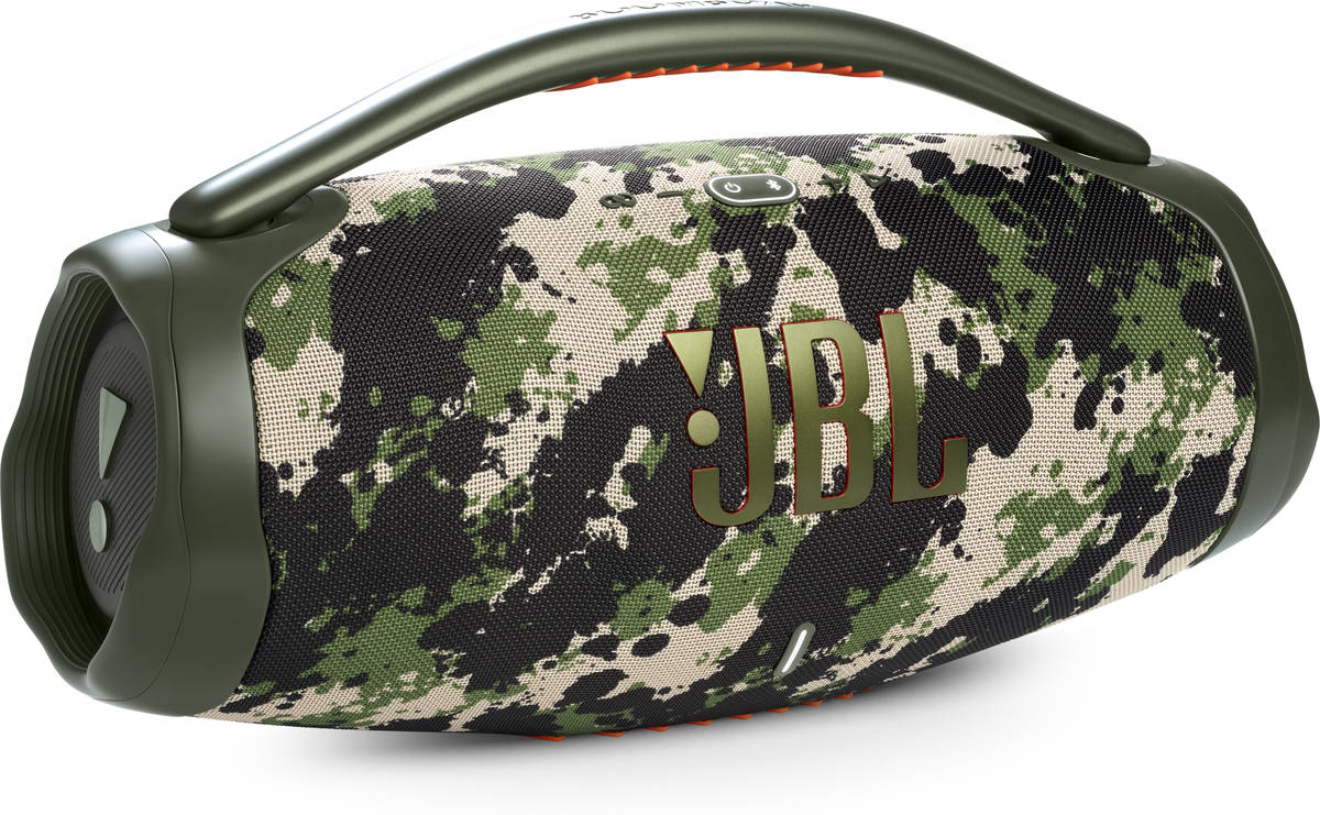 Altavoz Bluetooth JBL Bombox 3 (Autonomia: Hasta 24h - Camo)