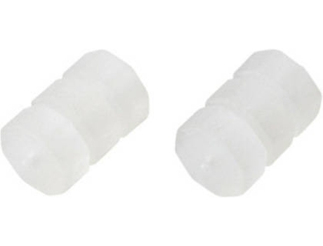 Tuercas de Compresión JAGWIRE WORKSHOP Cable Donuts-Brake & Shift-Clear 600Pcs 200 Sets (Blanco - TU)