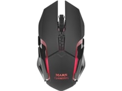 Ratón Gaming MARS GAMING MMW (3200 dpi - Inalámbrico - Negro)