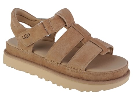 Sandalias Mujer UGG (36 - Cuero de Gamuza - Beige)