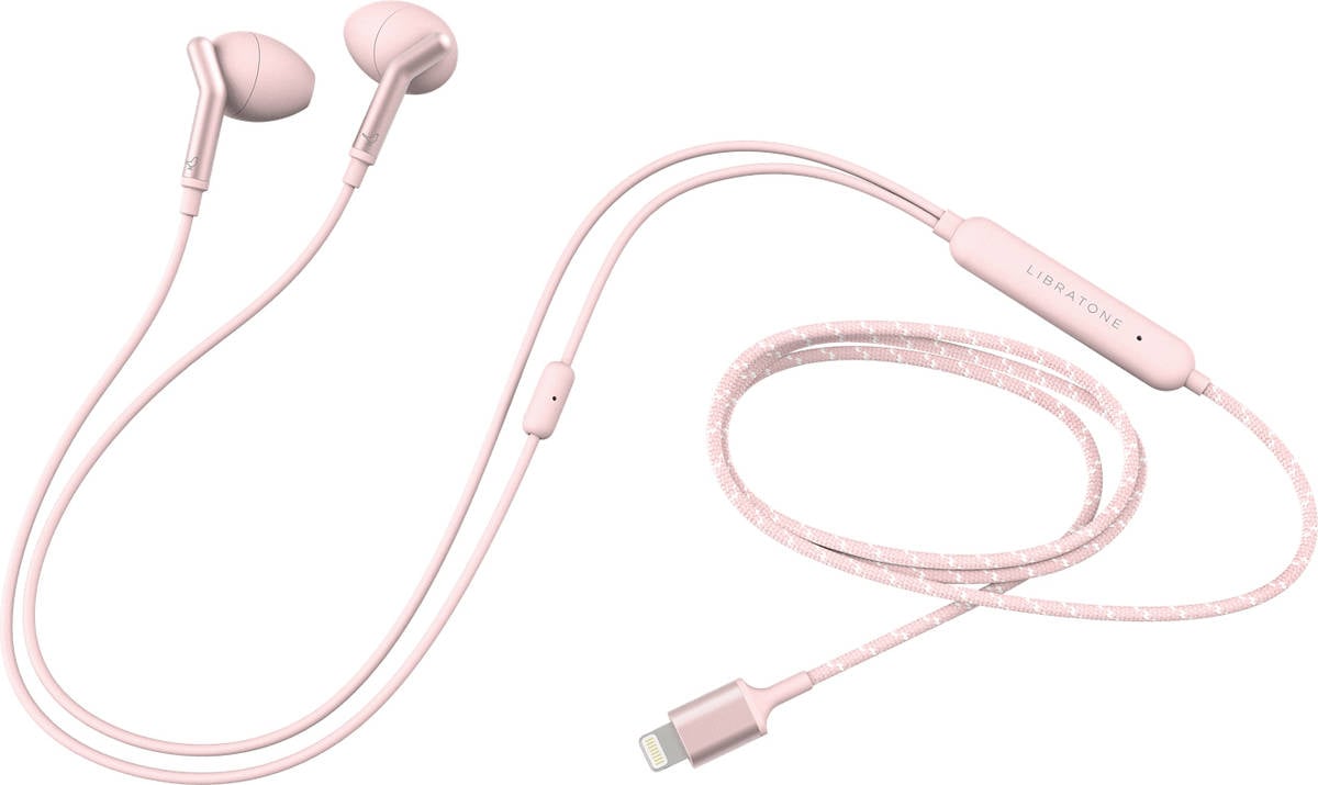 Auriculares con Cable LIBRATONE Q Adapt (In Ear - Micrófono - Rosa)