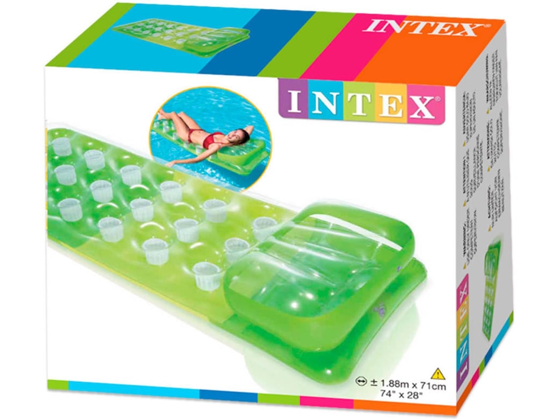 Colchón hinchable Intex infantil & hinchador, Mint Green, 107 x 168 x 25  cm-Intex 66810NP - AliExpress