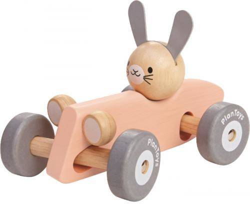 Carro de Corrida Conejo PLAN TOYS Pastel Collection