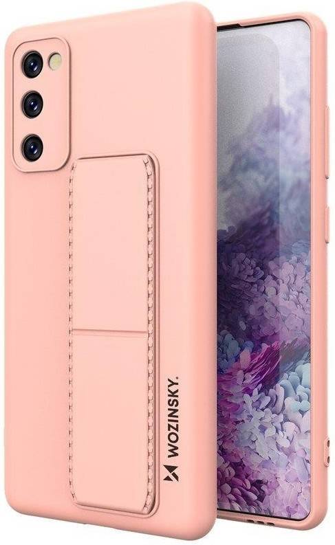 Carcasa Samsung Galaxy s20 fe 5g lmobile silicona rosa funda soporte