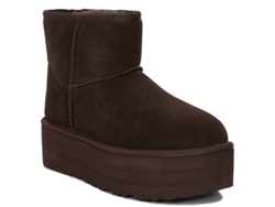 Botines de Mujer UGG Classic Platform Piel Marrón (41)