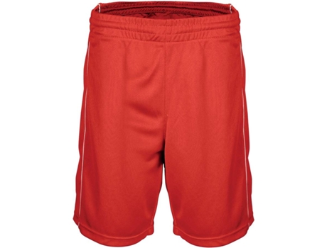 Pantalones Cortos para Niño PROACT Baloncesto Rojo (4/6 años)