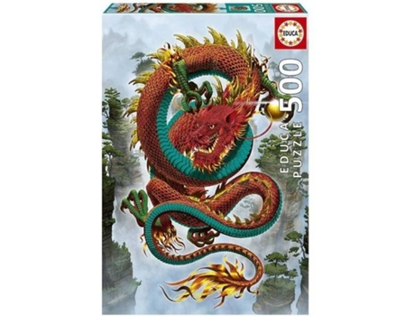 Puzzle Educa Borrasel dragon de la buena fortuna vincent hie edad 12 anos 500