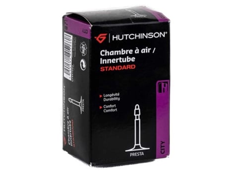 Tubo Interno de Cascalho Standard Presta 48 Mm Preto 700C / 37-50Hutchinson