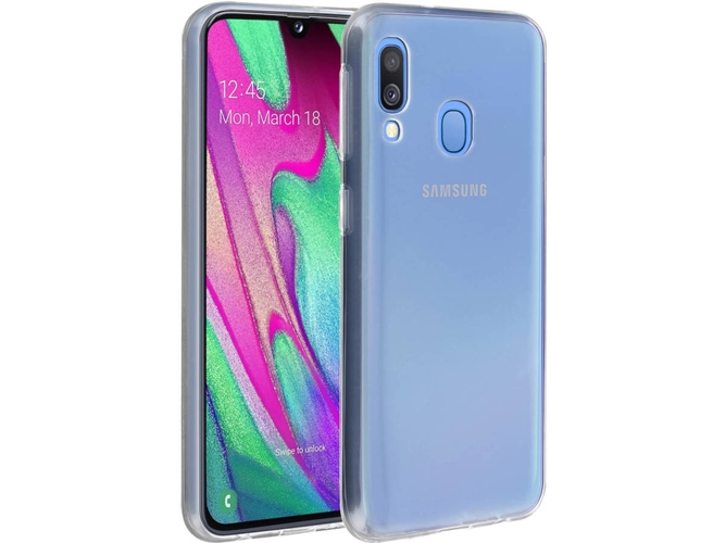 Carcasa Samsung Galaxy A40 AKASHI Silicona Transparente