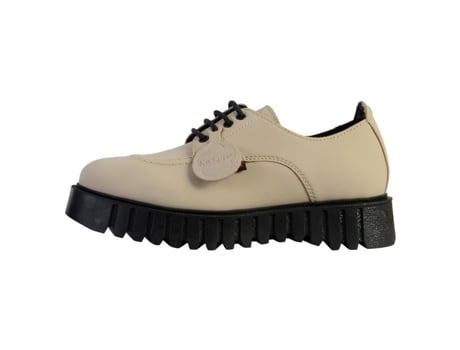 Zapatos de Mujer KICKERS Derbies Kick Famoso Outro Beige (36)