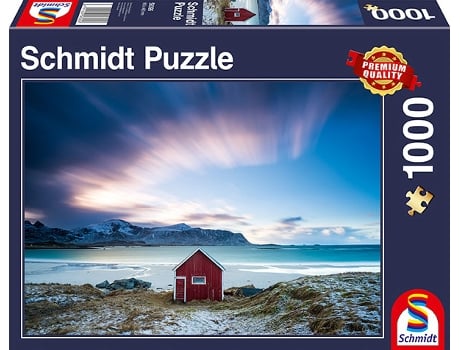 Puzzle SCHMIDT SPIELE Hut at the Atlantic coast Rompecabezas de cubos 1000 pieza(s) Mundo