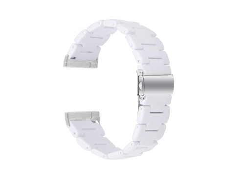 Correa Smartwatch para Fitbit Versa 4 / Sense 2 Universal Resina (Blanco)