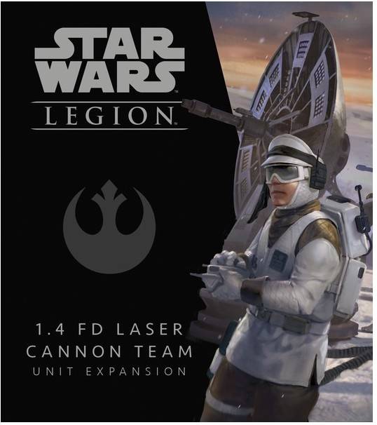 Star Wars Ffgswl14 legion1.4 fd laser cannon team unit expansion multicolor juego de mesa fantasy flight 1.4 edad 14