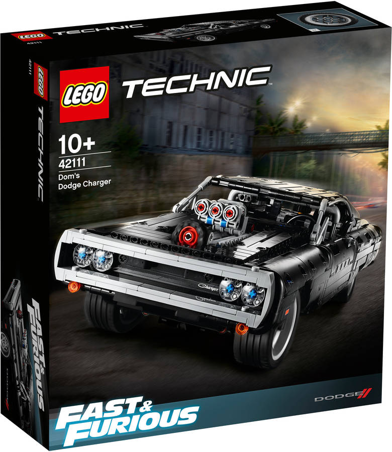 LEGO Technic: Dodge Charger De Dom (Edad Mínima: ‍10 - 1077 Piezas)