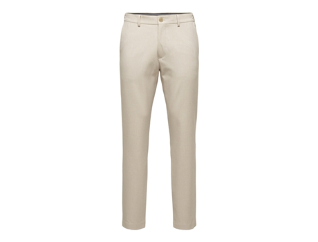 Pantalones SELECTED Hombre (28x32 - Beige)