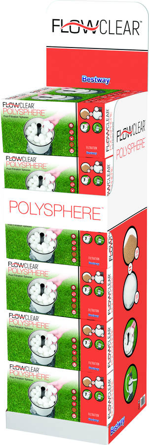 Bestway Flowclear™ Polysphere display bolas de filtro para piscinas 30014