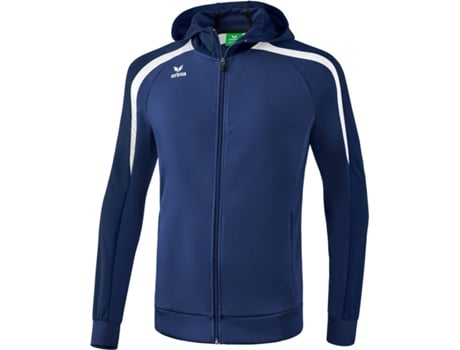 Chaqueta Entrenamiento Niños ERIMA Liga 2.0 con Capucha (Azul y Blanco - 6 ans)