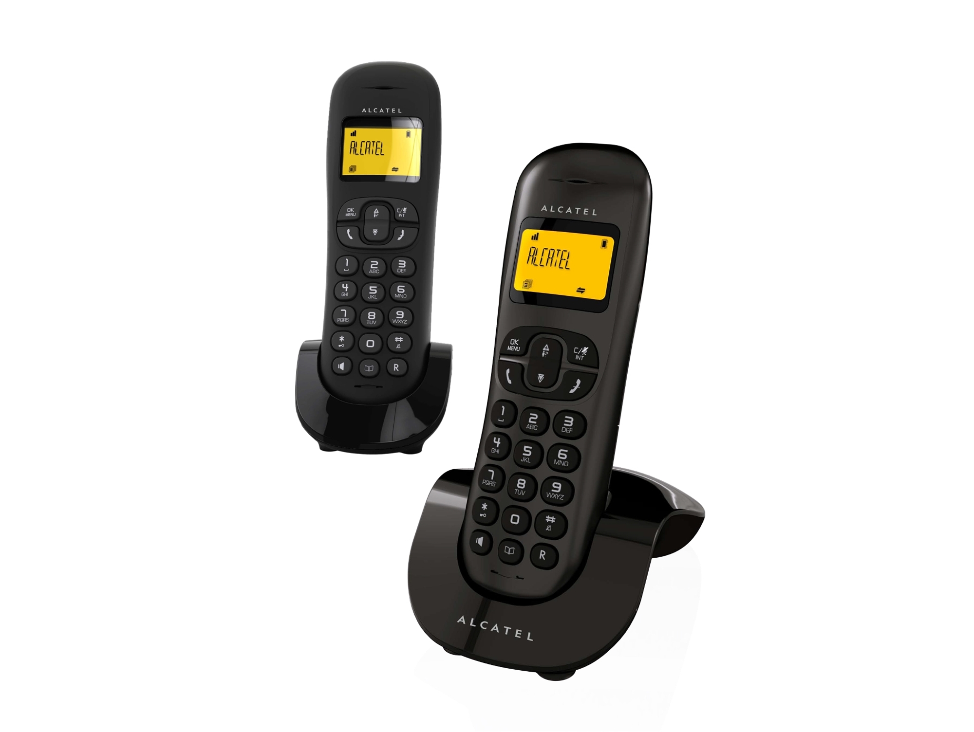 Teléfono Alcatel S250 Duo inalámbrico - color negro