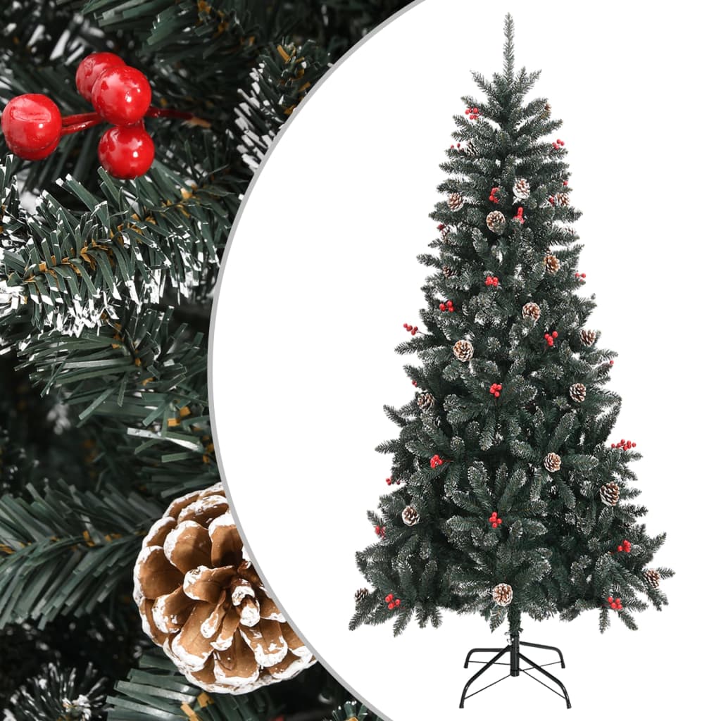 Árbol De Navidad Artificial Con Soporte VIDAXL (Verde - 240 Cm)