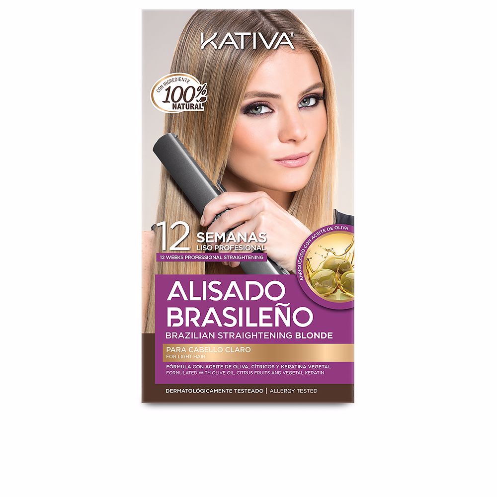 Coffret de Cabelo KATIVA Kativa Profesional Alisado Brasileno Pro Blonde 6ml