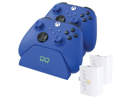 Base de Carga VENOM Duplo con 2 X Baterias Recarregáveis Xbox Series X y S/Xbox One (Azul)