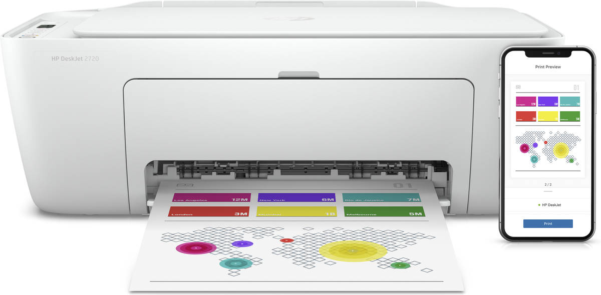 Impresora Multifunciones HP Deskjet 2720