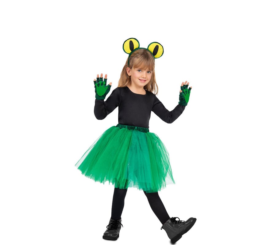 Disfraz de Niña MOM Rana con Tutu (infantil universal)