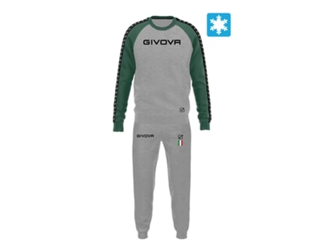 Chándal para Hombre GIVOVA (3XL - Gris)