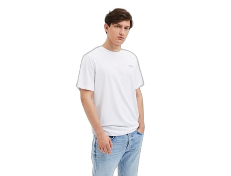 Camiseta para Hombre SELECTED (2XL - Blanco)