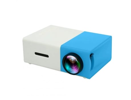 Proyector Yg300 Hd 1080P Led Home Theater Cinema Usb Av Sd Mini Portable Blue White EU Plug