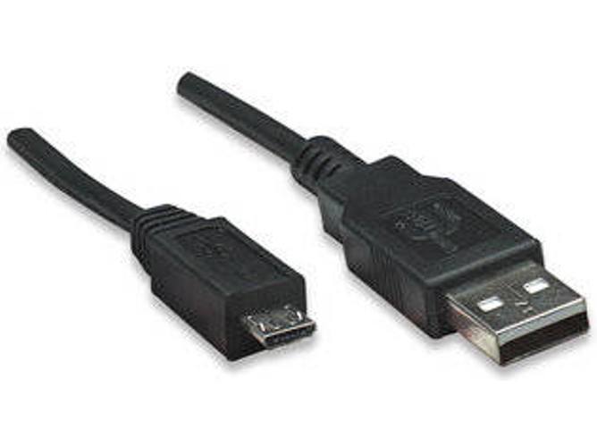 Cable USB INTELLINET USB A/Micro-USB B 0.5 m Macho/Macho Negro