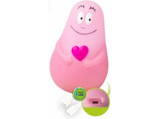 Pabobo Lumilove Barbapapá rosa luz quitamiedos 210502