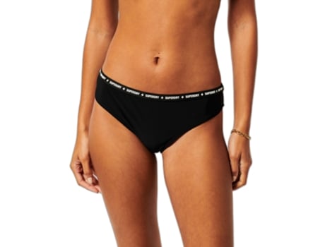 Pantalones de Mujer SUPERDRY Bikini Elásticas Code Negro (M)