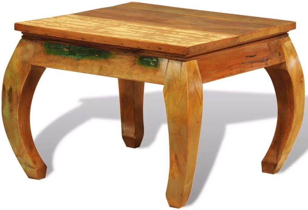 Mesa de Centro VIDAXL (Marrón - Madera - 60x60x45 cm)