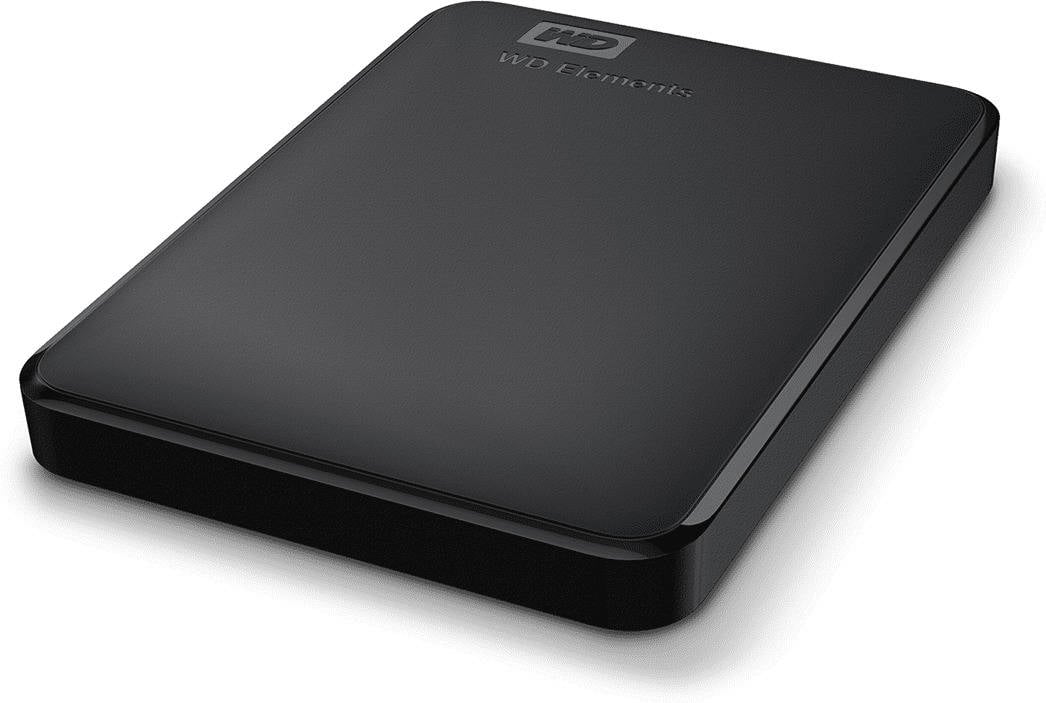 Disco HDD Externo WESTERN DIGITAL Elements Portable 5 TB (Negro - 5 TB - USB 3.0)