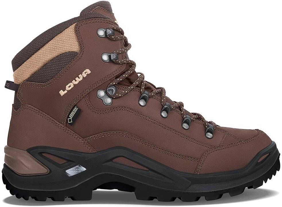 Botas para Hombre LOWA Renegade Goretex Mid Marrón para Montaña (EU 41)