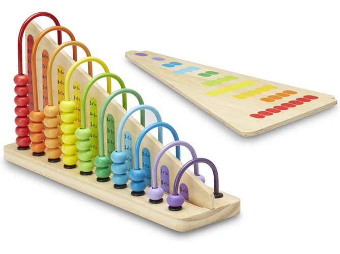 Melissa Doug Add subtract abacus suma y resta multicolor 19272 colormodelo surtido juego