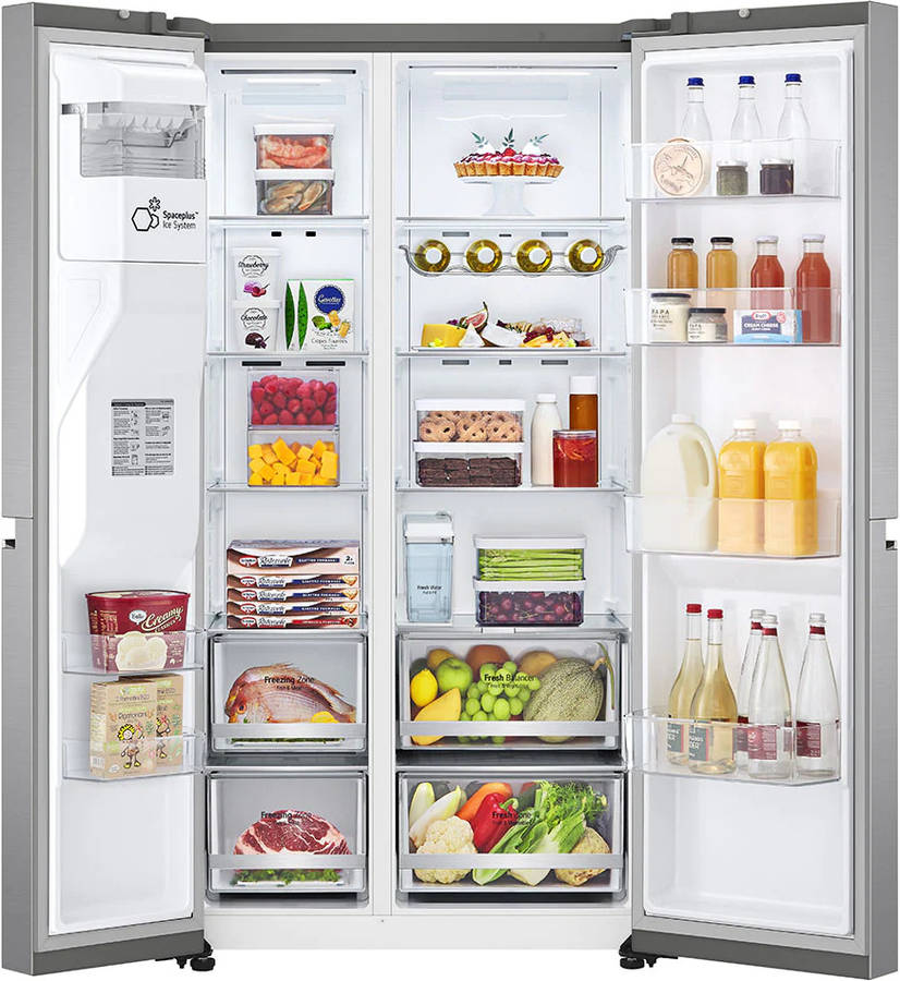 Frigorífico Americano LG GSLV71PZLE (No Frost - 179 cm - 635 L - Inox)